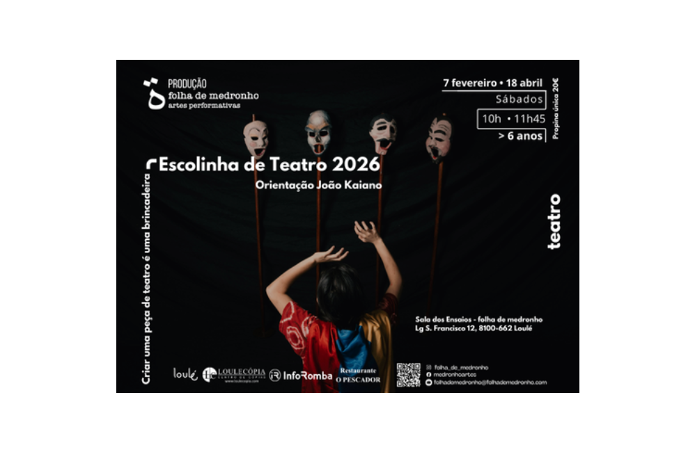 ESCOLINHA DE TEATRO 2026 | Portal do Associativismo - Munic�...