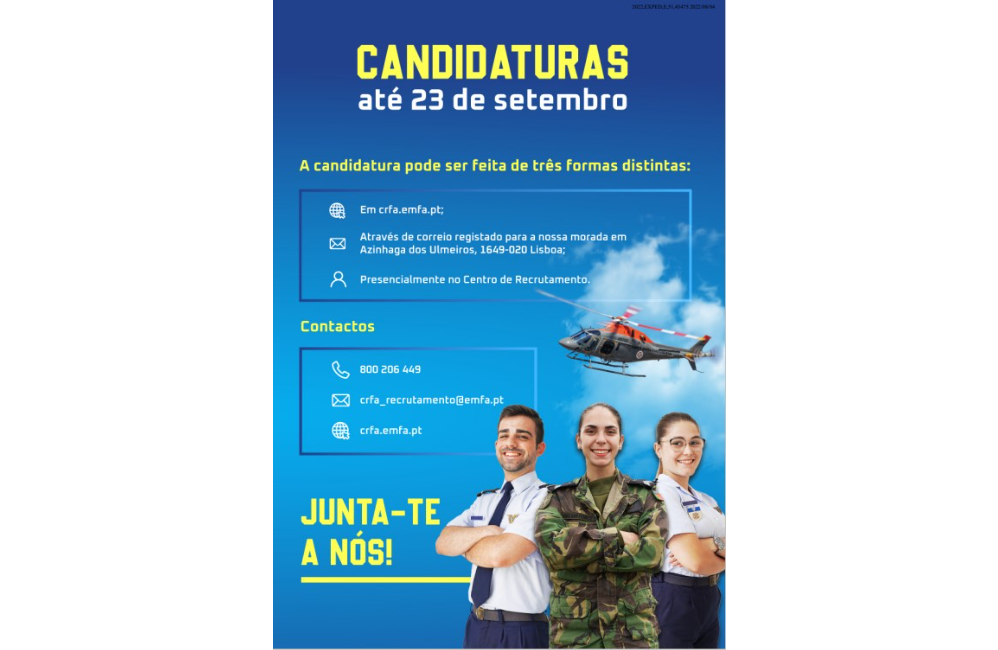 550 VAGAS DE EMPREGO – Força Aérea | Portal do Associati...