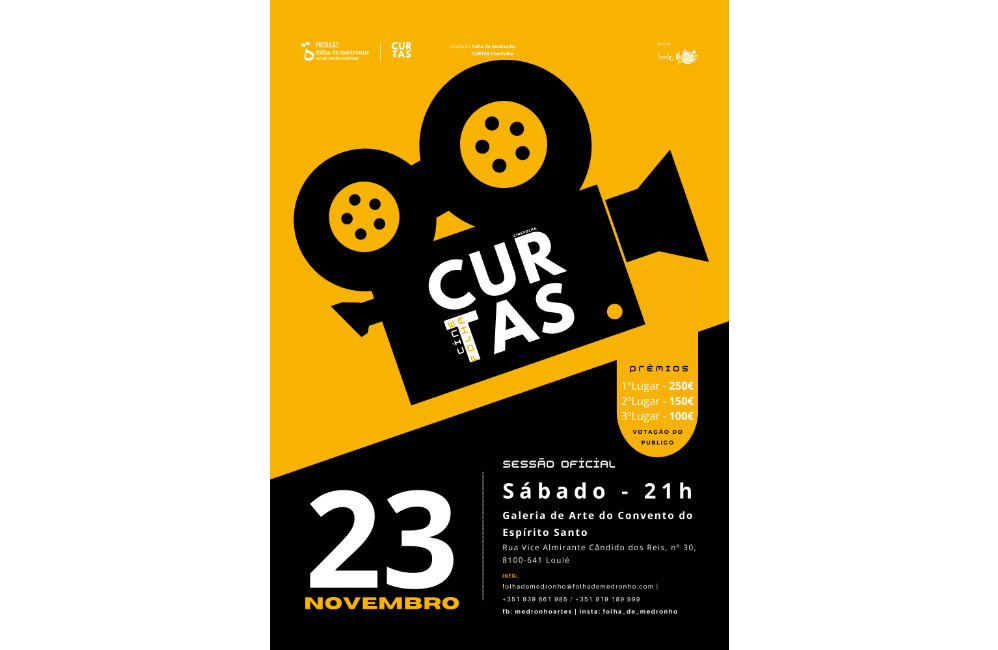 Continuam abertas as inscrições para as Curtas CineFolha d...