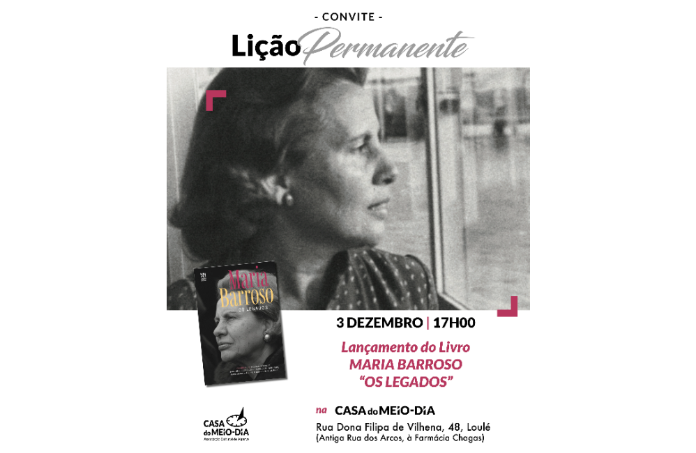 Lição Permanente, com Maria Barroso | Portal do Associativ...