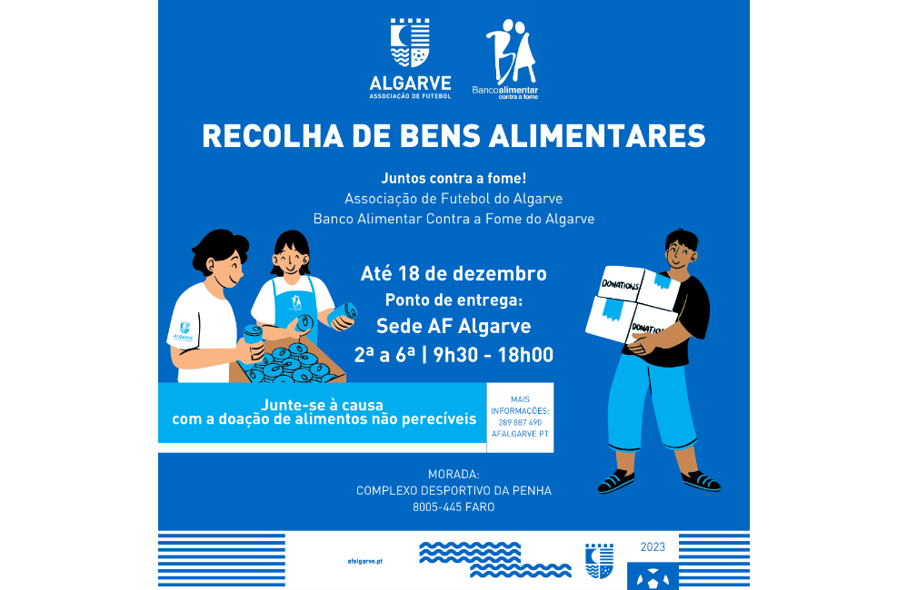 AF Algarve e Banco Alimentar renovam parceria para ajudar qu...