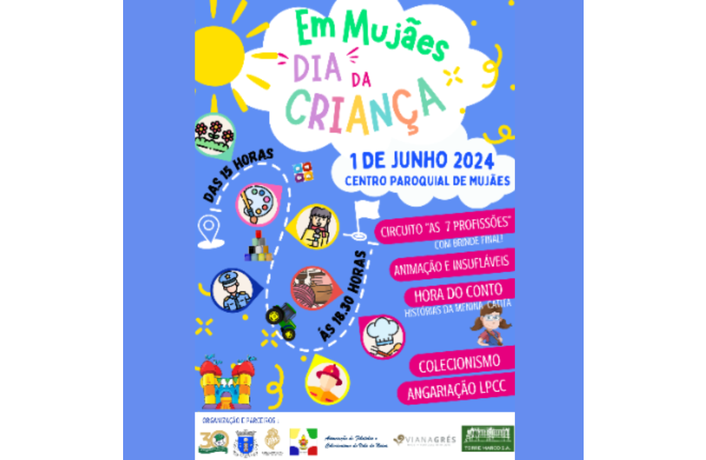 Dia da Criança 1 de junho 2024 | Portal do Associativismo -...