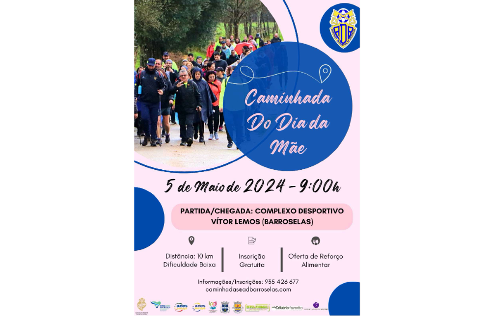 Caminhada do Dia da Mãe | Portal do Associativismo - MunicÃ...