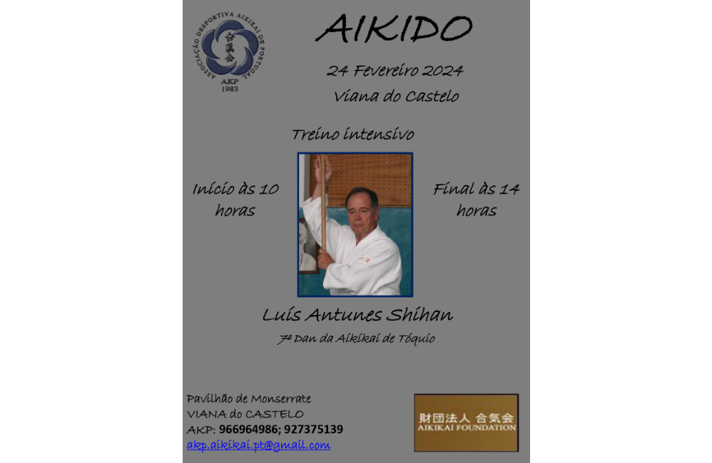Estágio Nacional de Aikido | Portal do Associativismo - Mun...