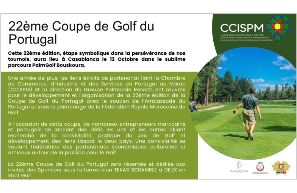 CGVC NO 22º ÈME ÈDITION COUPE DE GOLF DU PORTUGAL, EM CAS...
