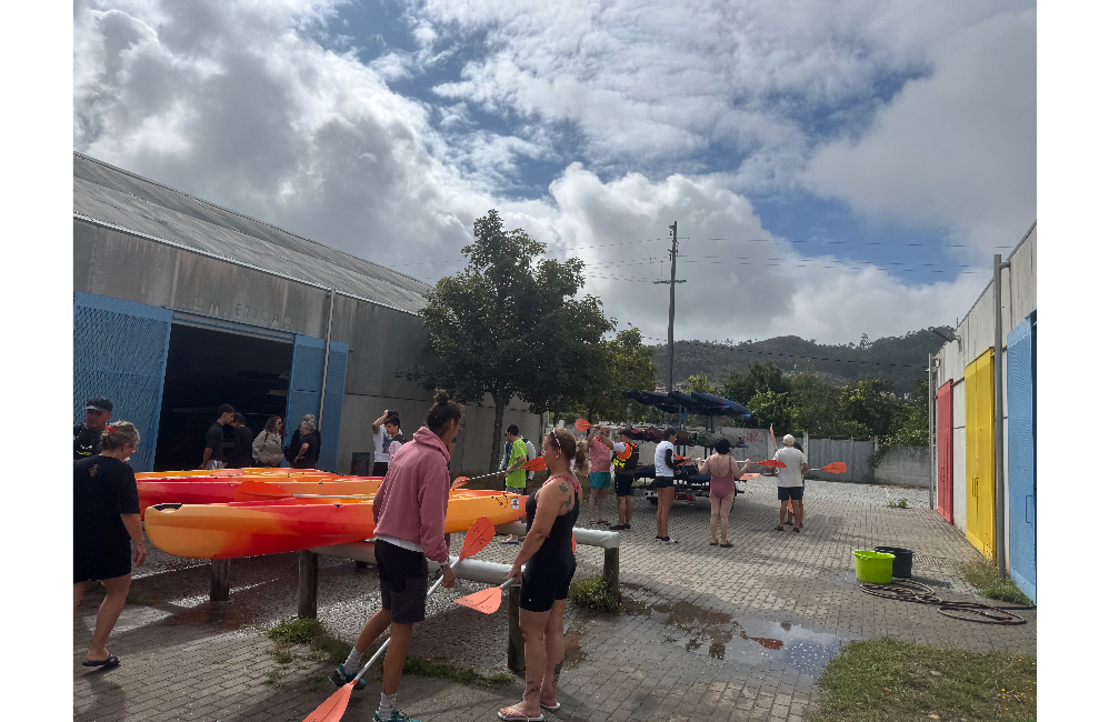 DKC de Viana proporcionou canoagem a portadores de baixa vis...