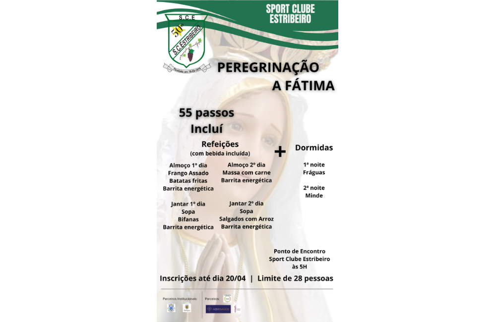 Peregrinação a Fátima com o Sport Clube Estribeiro | Port...