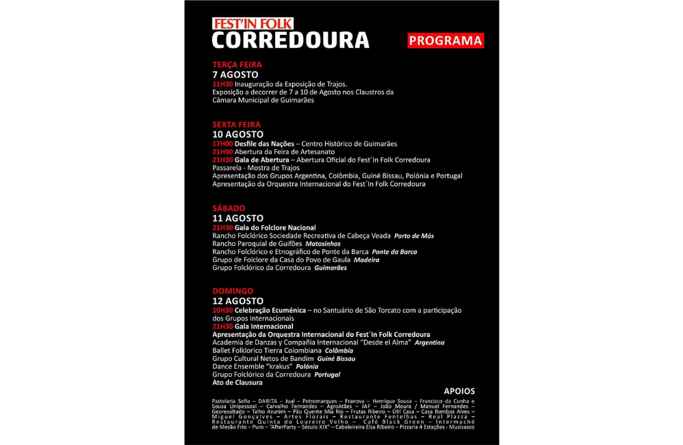 FEST’IN FOLK CORREDOURA – O Mundo Dança em Guimarães |...
