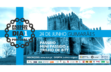 Passeio de Bicicleta Dia 1 de Portugal (Guimarães, 24 de ju...