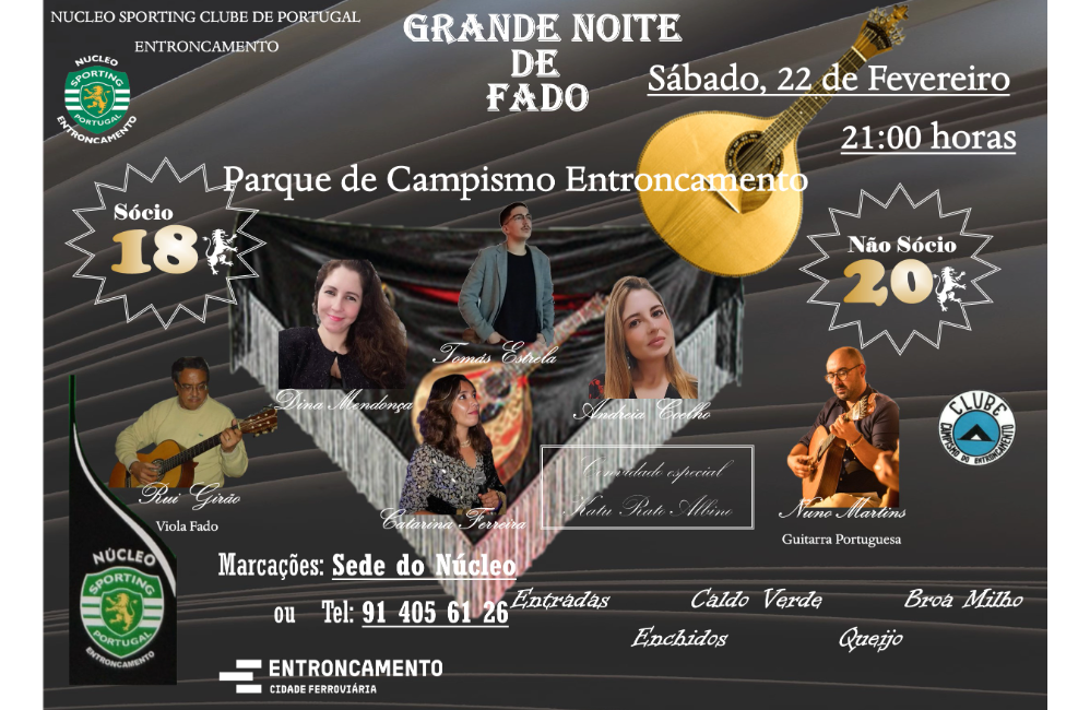 Grande Noite de Fado | Portal do Associativismo - Município...