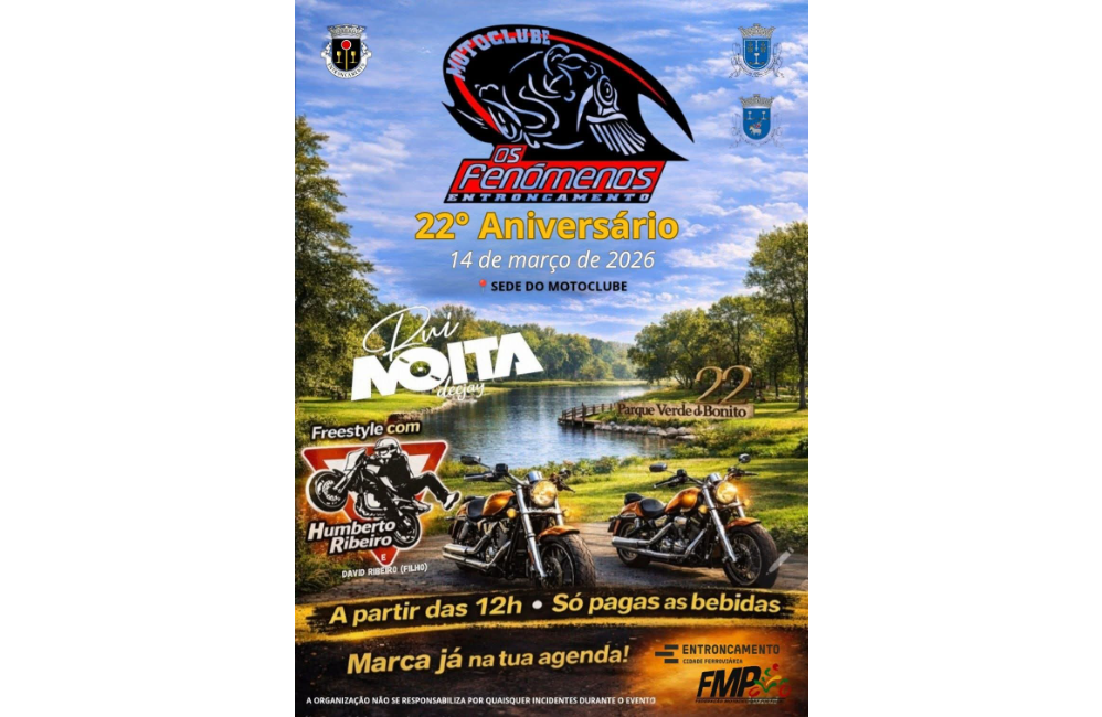 22º Aniversário Motoclube Os Fenómenos | Portal do Associ...