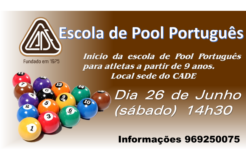 Escola de Pool Português | Portal do Associativismo - Munic...