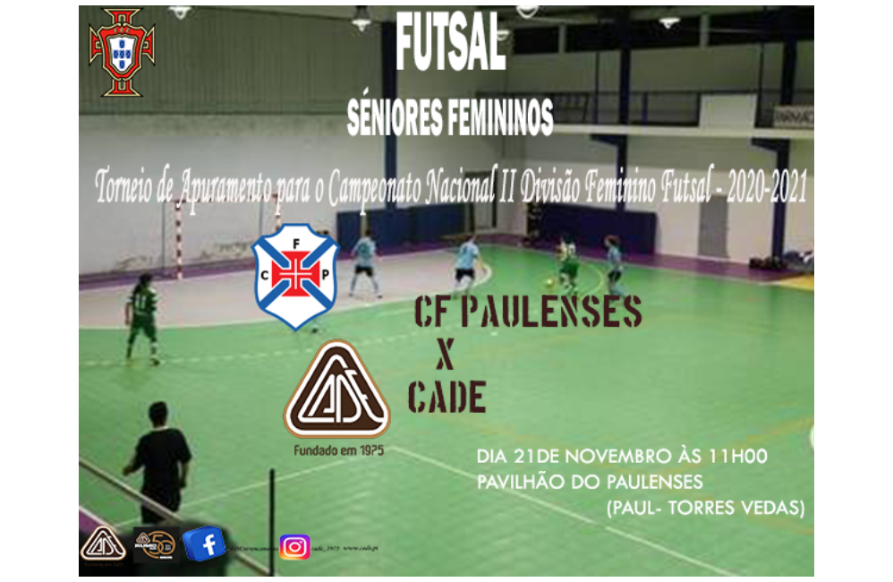 FUTSAL SÉNIOR FEMINIO - Apuramento para Campeonato Nacional...