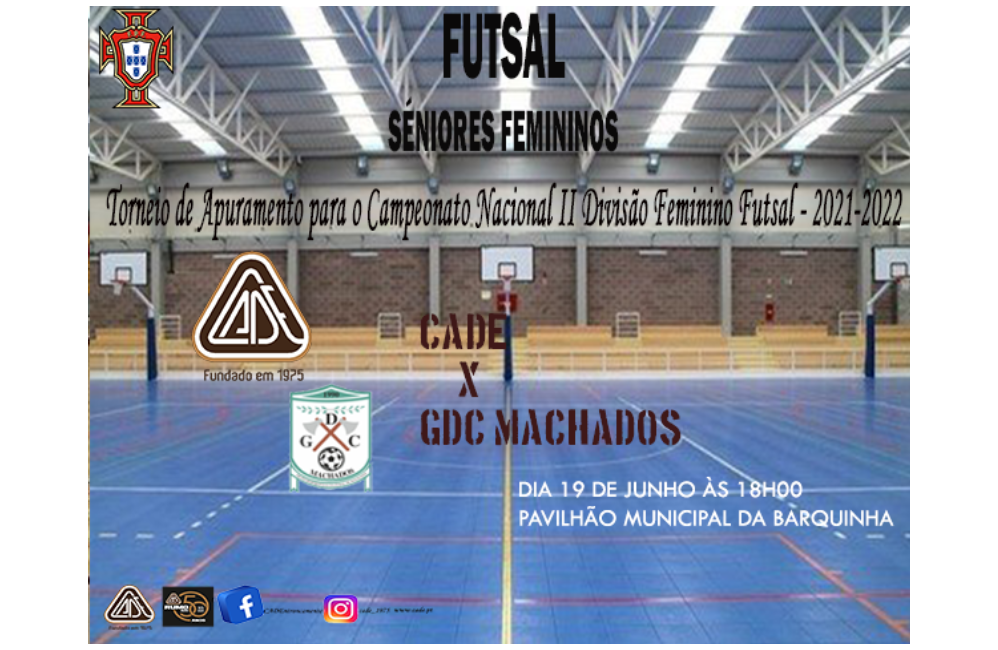 Apuramento para 0 Campeonato Nacional II Divisão Futsal Fem...