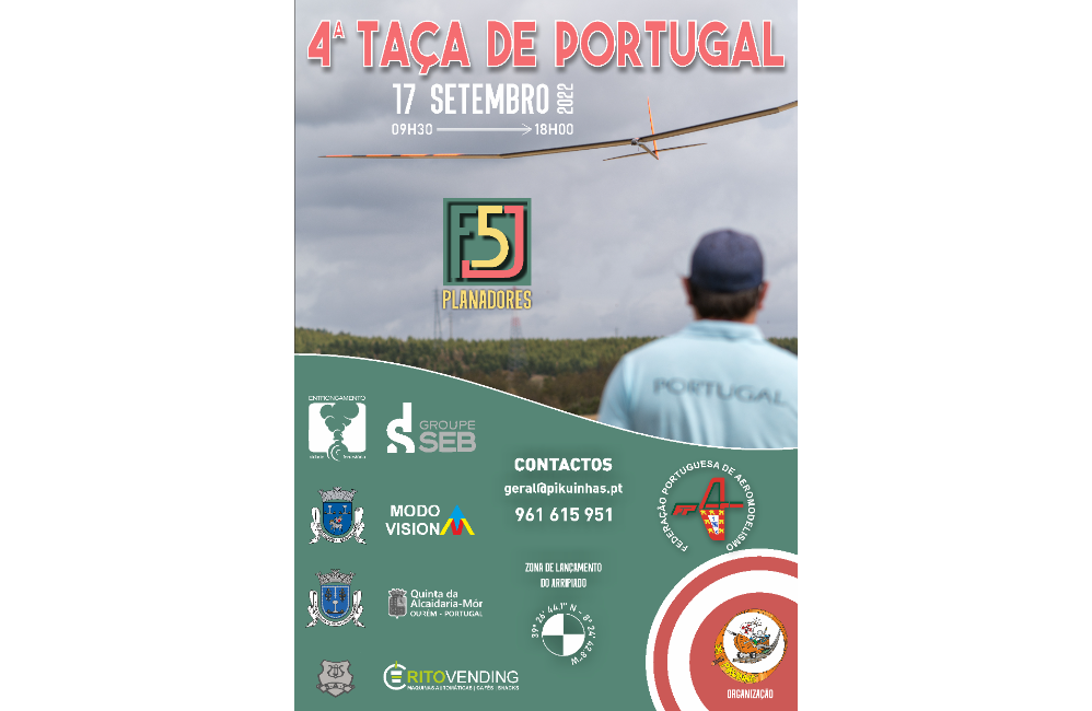 Taça de Portugal de F5J 2022 | Portal do Associativismo - M...
