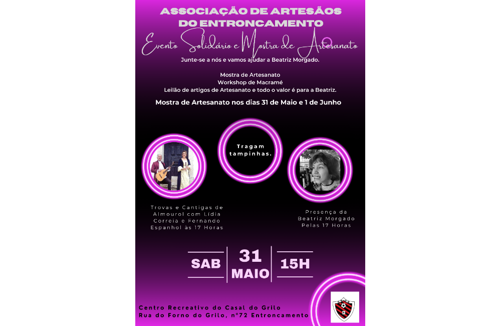 Evento Solidário e Mostra de Artesanato | Portal do Associa...