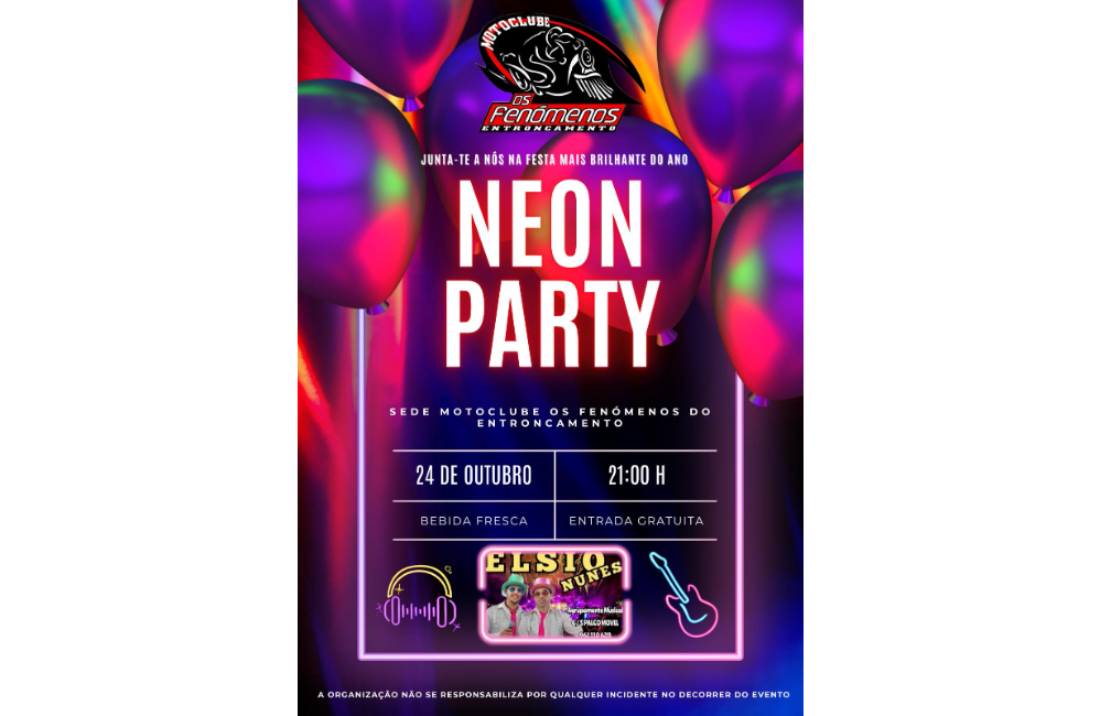 NEON PARTY | Portal do Associativismo - Município de Entron...